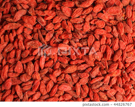 Detail high resolution closeup photo of goji berry 44826767