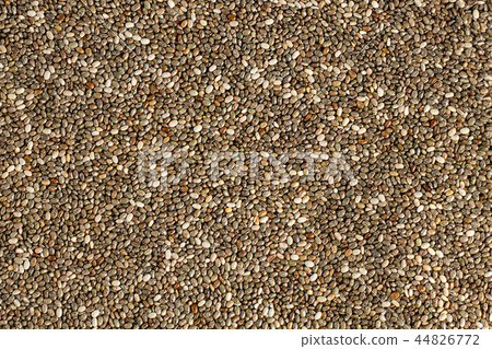 Detail high resolution closeup photo of chia seeds 44826772