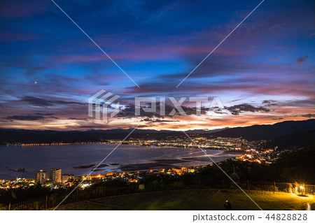 << Nagano Prefecture >> From the night view of Lake Suwa, Tateishi Park << Nagano Prefecture >> From the night view of Lake Suwa, Tateishi Park 44828828