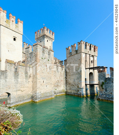 Castle of Scaligers on Lake Garda, Sirmione, Italy 44829848