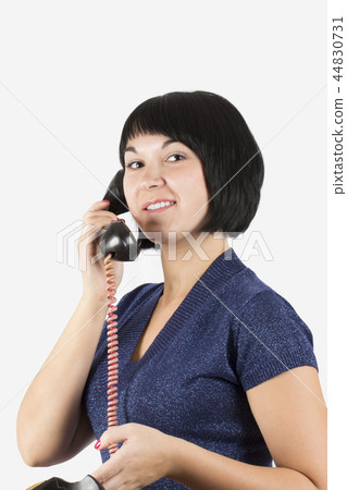 girl on the white background 44830731