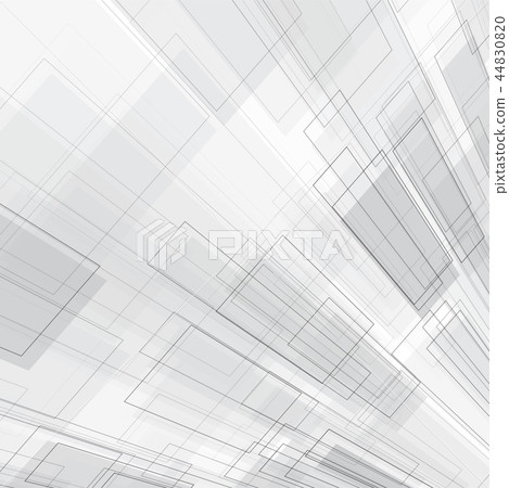 Abstract hexagon background. Technology polygonal design. Digital futuristic minimalism. Vector 44830820