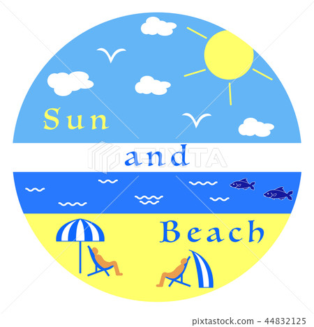Summer leisure Relax on the beach. Summer leisure Relax on the beach. 44832125