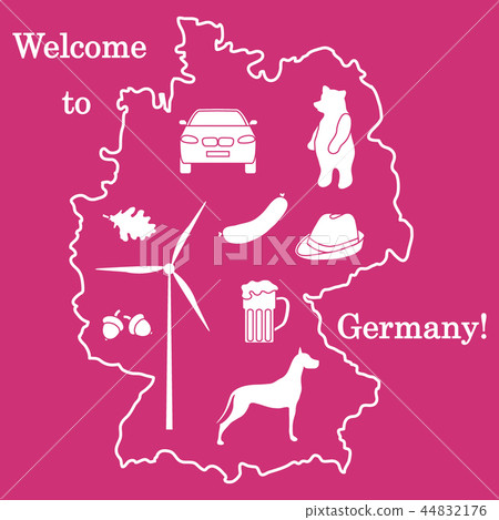 various symbols of Germany Travel and leisure. 44832176