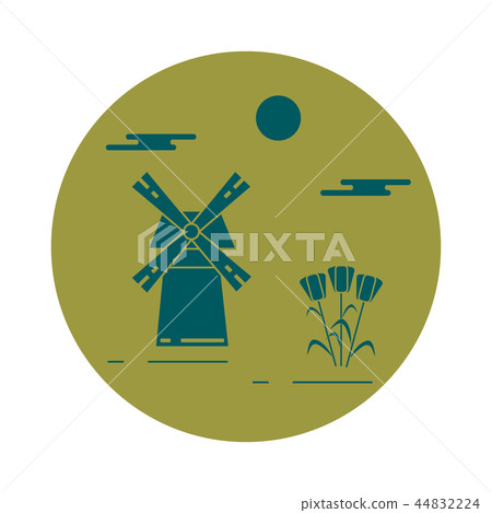 symbols of Holland Travel and leisure. 44832224