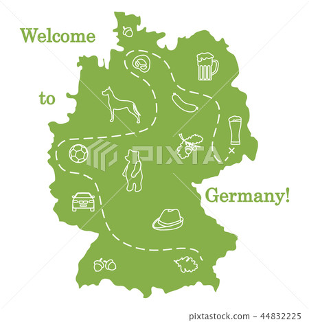 various symbols of Germany Travel and leisure. 44832225