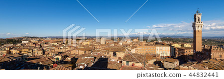 Cityscape of Siena in Tuscany - Italy 44832441