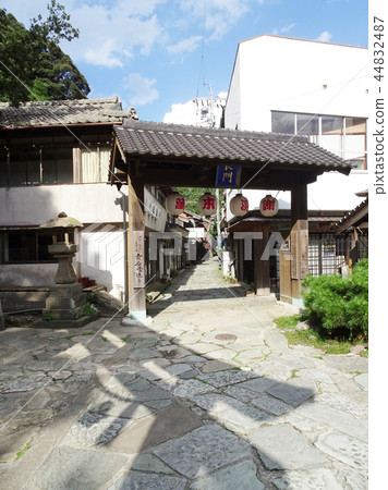 Shimane Prefecture Matsue City Mihoseki Aoishi-Tori Dori Shadow of the Miho Shrine Miho Shrine 44832487