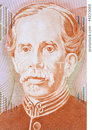 Manuel Maria Gutierrez Flores portrait from Costa Manuel Maria Gutierrez Flores portrait from Costa 44833069