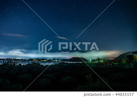 大石公園河口湖自然風光郊外郊遊旅行山梨縣富士山湖深夜觀光 44833157