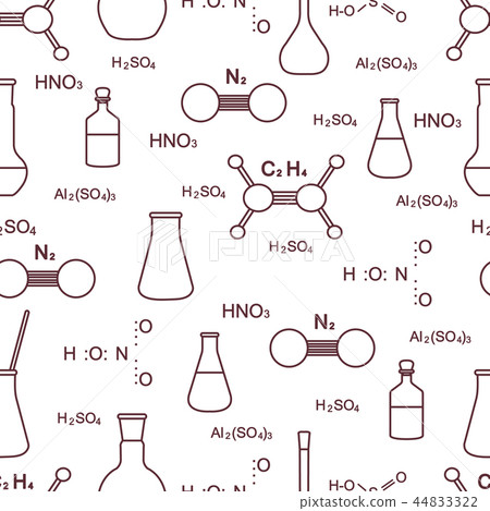 Scientific pattern Chemistry, biology, medicine. - Stock Illustration ...