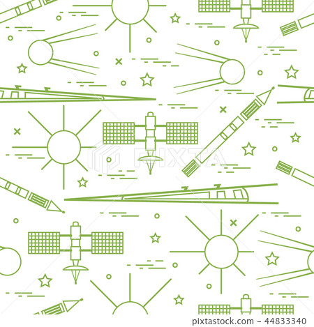 Seamless pattern with variety space exploration Seamless pattern with variety space exploration 44833340