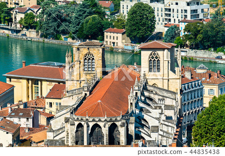 Saint Maurice Cathedral Of Vienne In France Stock Photo