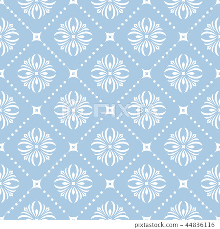Flower geometric pattern. Seamless background.  44836116
