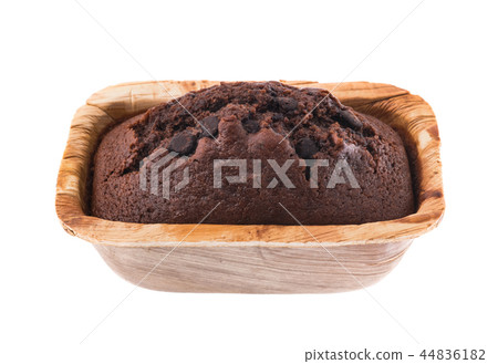 banana cake with chocolate chip in tray made of le 44836182