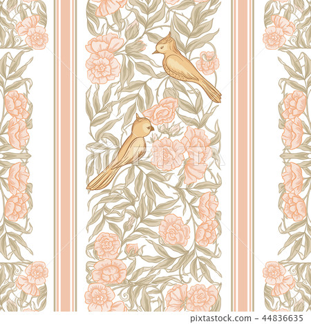 Floral pattern vector illustration. 44836635