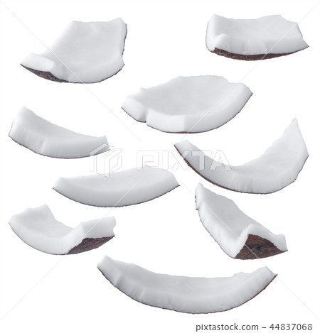 coconuts isolated on white background 44837068