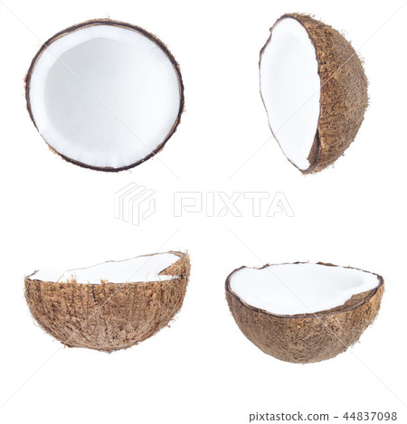 coconuts isolated on white background 44837098