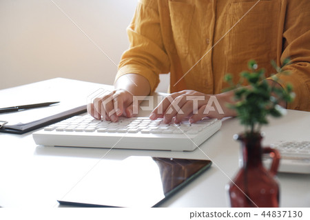 women working in office with laptop women working in office with laptop 44837130