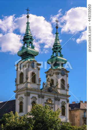 Towers with clock. Towers with clock. 44838060