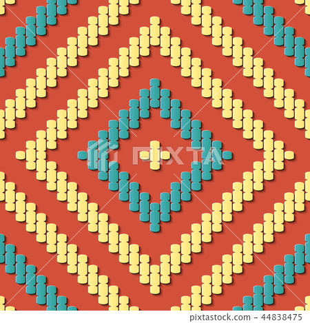Seamless relief sculpture decoration retro pattern Seamless relief sculpture decoration retro pattern 44838475