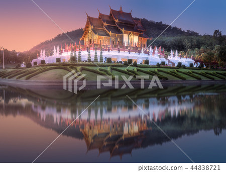 Royal Flora Ratchaphruek Park at sunset Chiang Mai 44838721