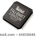Micro chip artificial intelligence of learning digital component machine future. 44838848