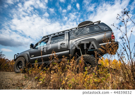 Toyota Tacoma quick ride on a offroad Toyota Tacoma quick ride on a offroad 44839832