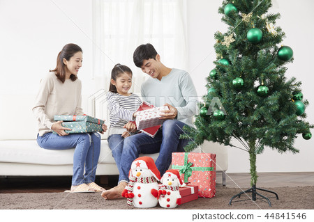 Family, Christmas, Korean 44841546