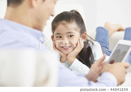 生活，家庭，爸爸，女兒，韓國人 44841839