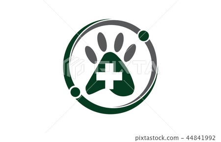 Veterinary Wellness Logo Design Template Vector 44841992