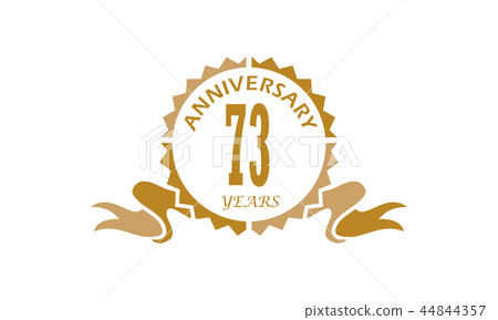 73 Years Ribbon Anniversary 73 Years Ribbon Anniversary 44844357
