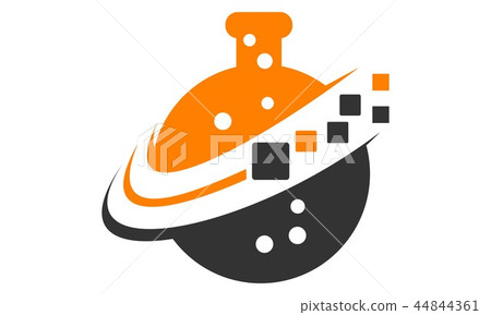 Flask Healthy Logo Design Template Vector - Stock Illustration ...