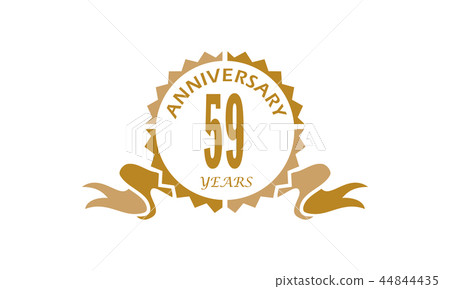 59 Years Ribbon Anniversary 59 Years Ribbon Anniversary 44844435