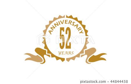 52 Years Ribbon Anniversary 44844438