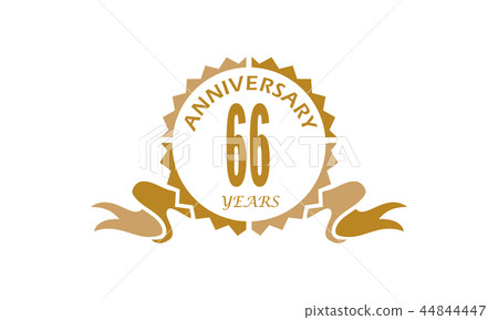 66 Years Ribbon Anniversary 44844447