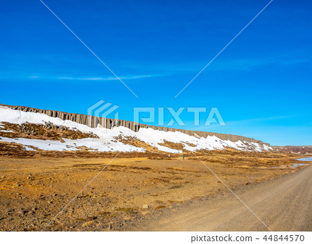 Gerduberg column wall in Iceland Gerduberg column wall in Iceland 44844570