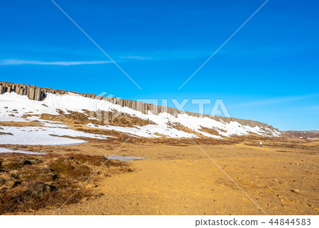 Gerduberg column wall in Iceland Gerduberg column wall in Iceland 44844583