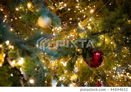 Landscape with Christmas image ornament 44844632