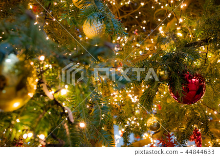 Landscape with Christmas image ornament 44844633