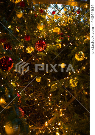 Landscape with Christmas image ornament 44844634
