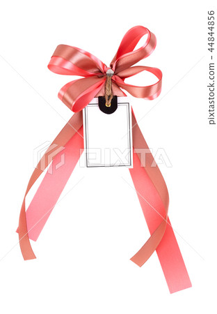 ribbon bow with label tag 44844856