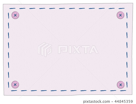 Hand drawn style embroidery frame pink Hand drawn style embroidery frame pink 44845359