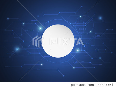Abstract geometric background with circuit board Abstract geometric background with circuit board 44845361