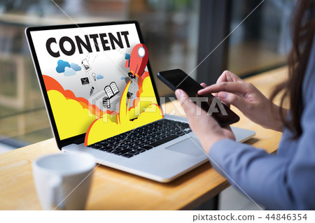 CONTENT marketing Data Blogging Media  44846354