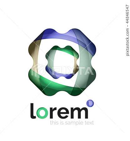 Logo, abstract geometric icon Logo, abstract geometric icon 44846547