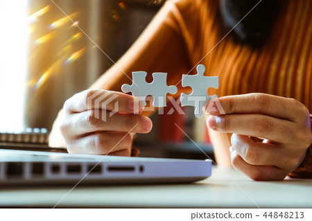 Business solutions and success concept.  44848213