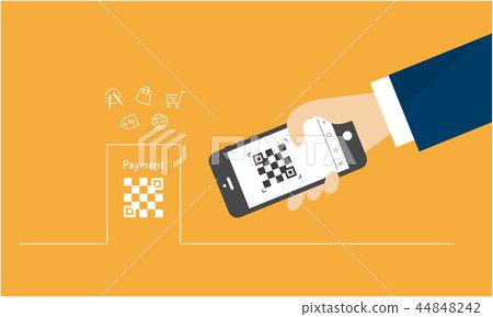 Image of QR code payment Image of QR code payment 44848242