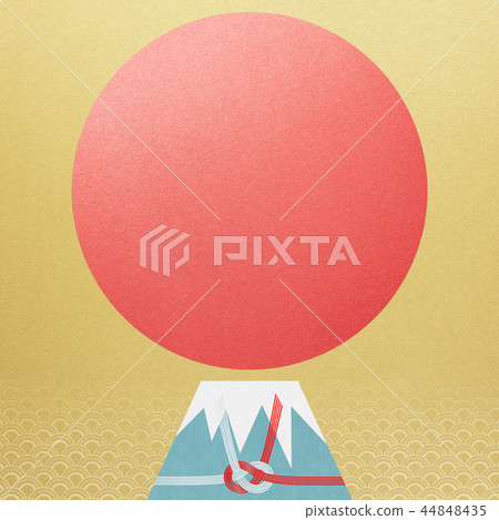 Sum-Background-Mt.Fuji-日出 - 日式 - 日式 - 新年 - 新年 -  Mizuhiki 44848435