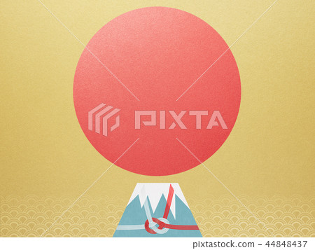Sum-Background-Mt.Fuji-日出 - 日式 - 日式 - 新年 - 新年 -  Mizuhiki 44848437